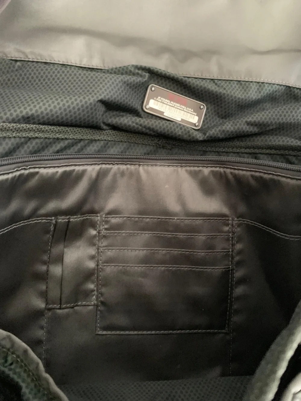 Tumi Tech Gray Laptop Messenger Bag | Padded Shoulder Strap | Professional Work
